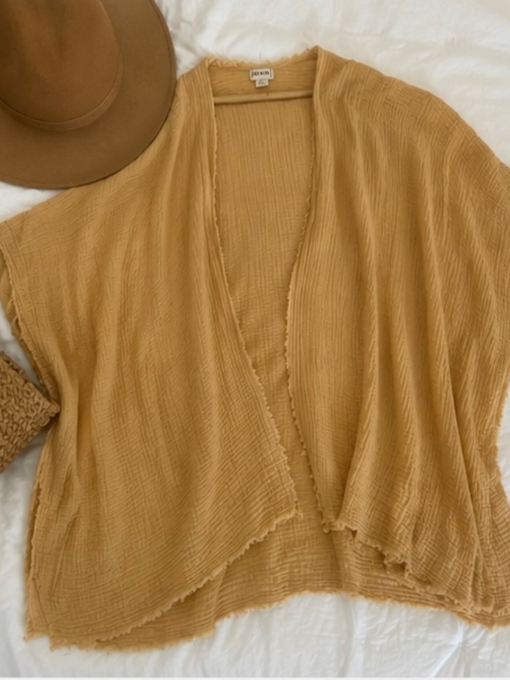DONNI 100% Cotton Gauze Kimono Cardigan - Picture 6 of 7
